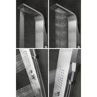 Alegre || Silver zuhanypanel, rozsdamentes acél